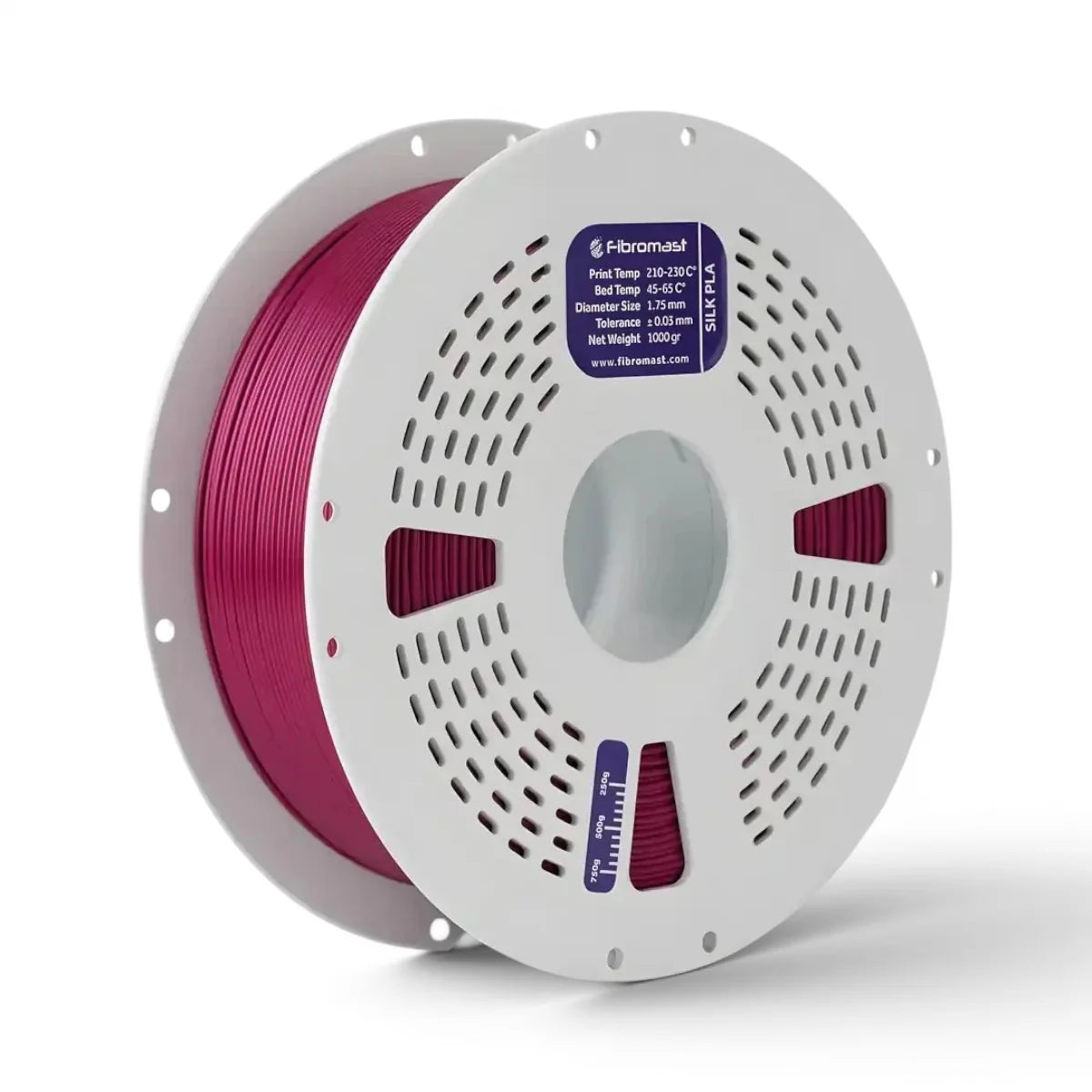 fibromast silk pla filament royal magenta 1.75 mm 1 kg