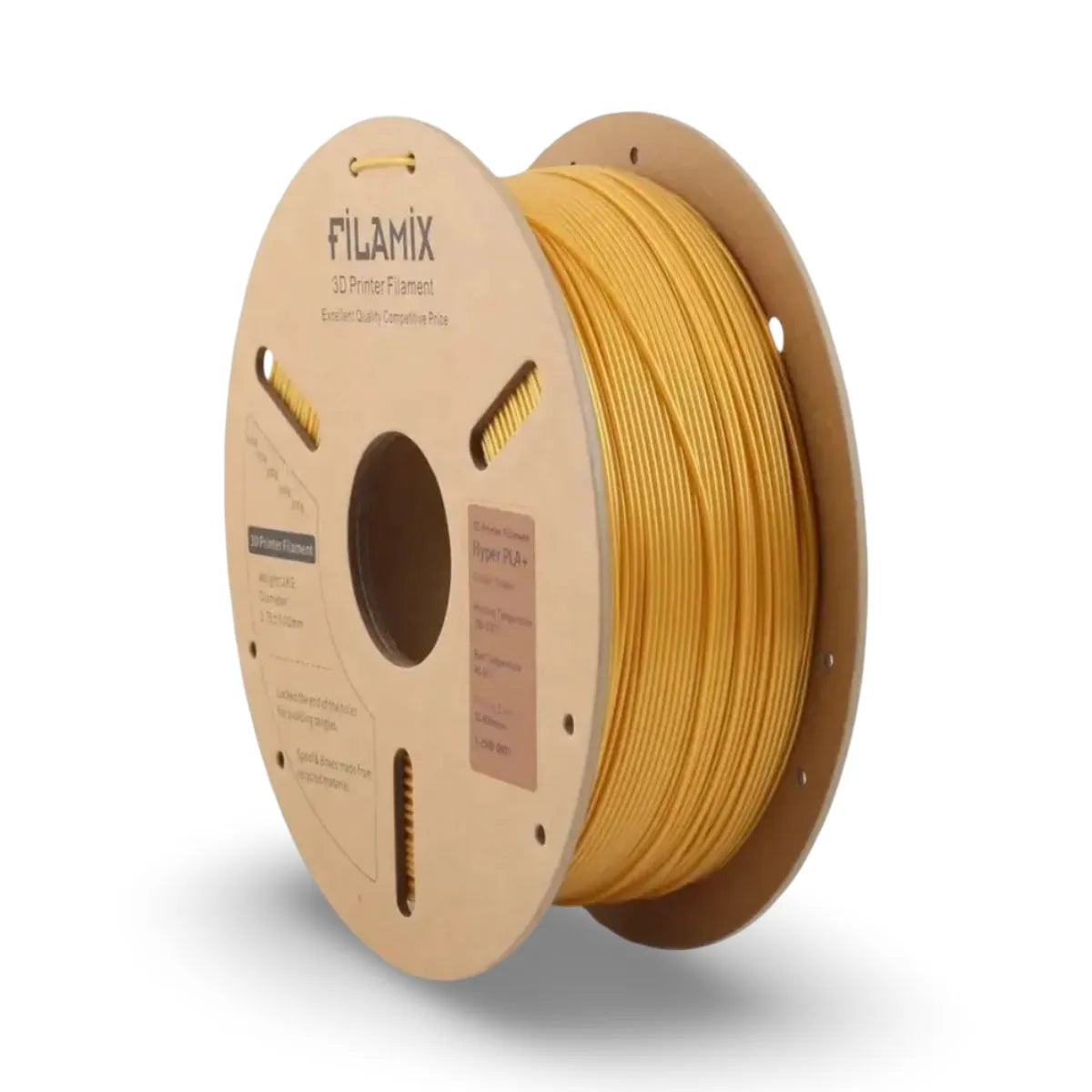 filamix hyper pla+ plus filament altın gold 1.75 mm 1 kg