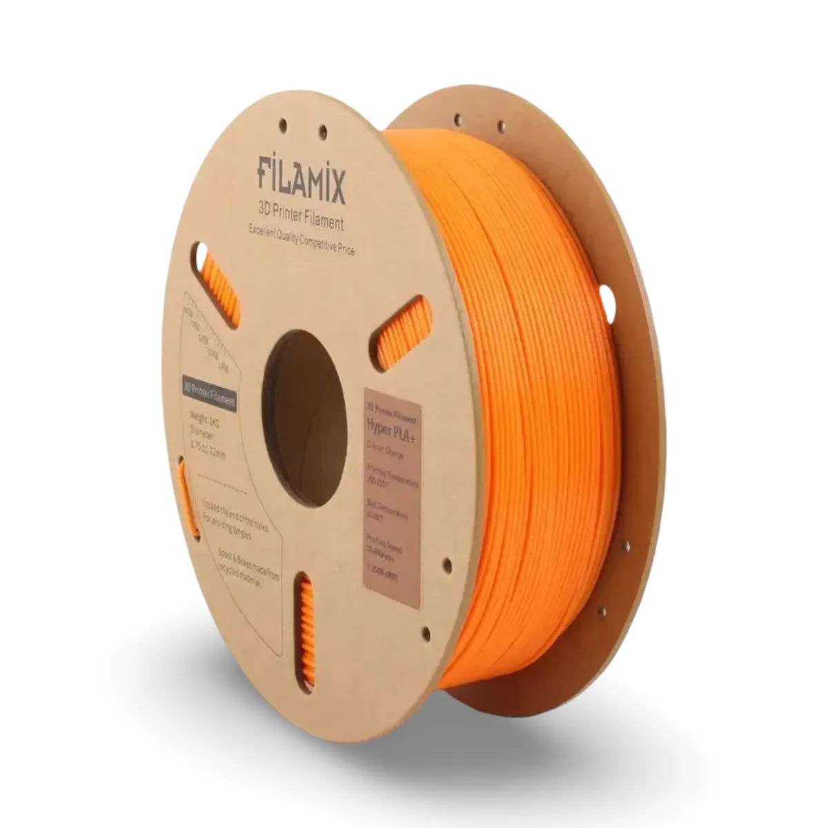 filamix hyper pla+ plus filament turuncu 1.75 mm 1 kg