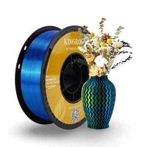 Kingroon Üç Renkli Silk PLA Filament - Sarı-Mavi-Yeşil