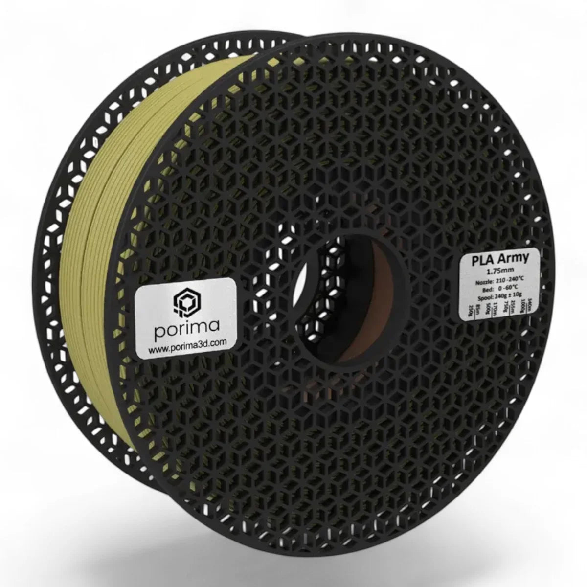 porima pla army filament kirpi 1.75 mm 1 kg