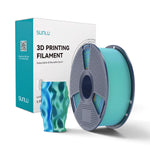 Sunlu Silk İki Renkli PLA+ (PLA Plus) Filament - Mavi-Yeşil