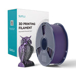 Sunlu Silk İki Renkli PLA+ (PLA Plus) Filament - Siyah-Mor