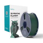 Sunlu Silk İki Renkli PLA+ (PLA Plus) Filament - Siyah-Yeşil