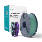 Sunlu Silk İki Renkli PLA+ (PLA Plus) Filament - Yeşil-Mor