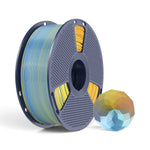 Sunlu Silk Dört Renkli PLA+ (PLA Plus) Filament - Mavi-Mor-Turuncu-Sarı