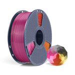 Sunlu Silk Dört Renkli PLA+ (PLA Plus) Filament - Siyah-Gri-Kırmızı-Sarı
