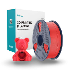 Sunlu Glow In The Dark PLA (Karanlıkta Parlayan) Filament - Kırmızı