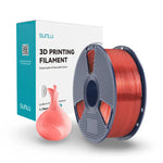 sunlu transparan şeffaf pla filament strawberry jam kırmızı 1.75 mm 1 kg
