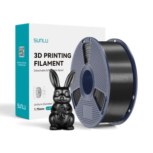 Sunlu Silk PLA+ (PLA Plus) Filament - Siyah