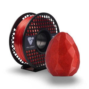 Valment Premium Galaxy PLA Simli Filament - Kırmızı