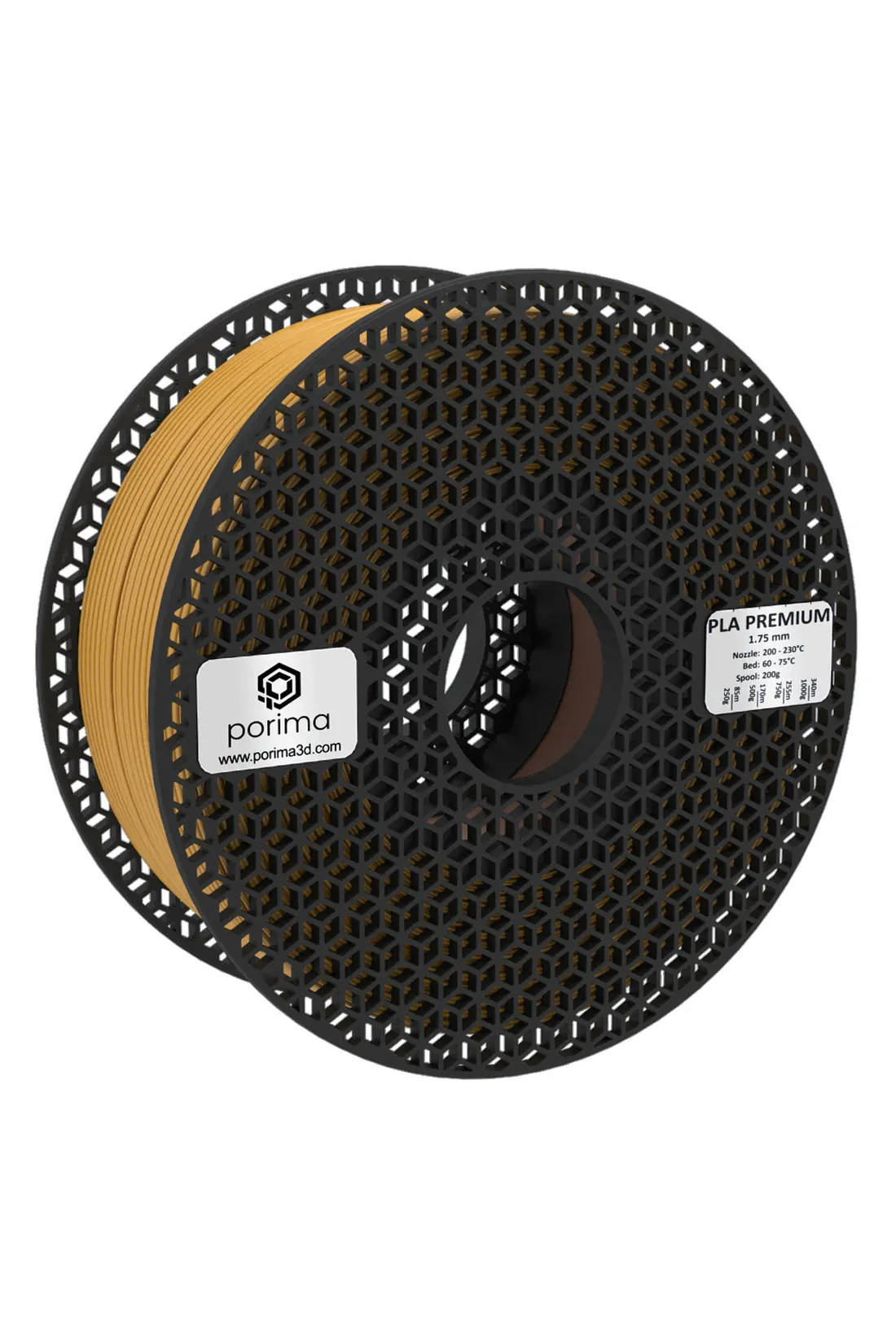 Porima Premium PLA Filament Old But Gold