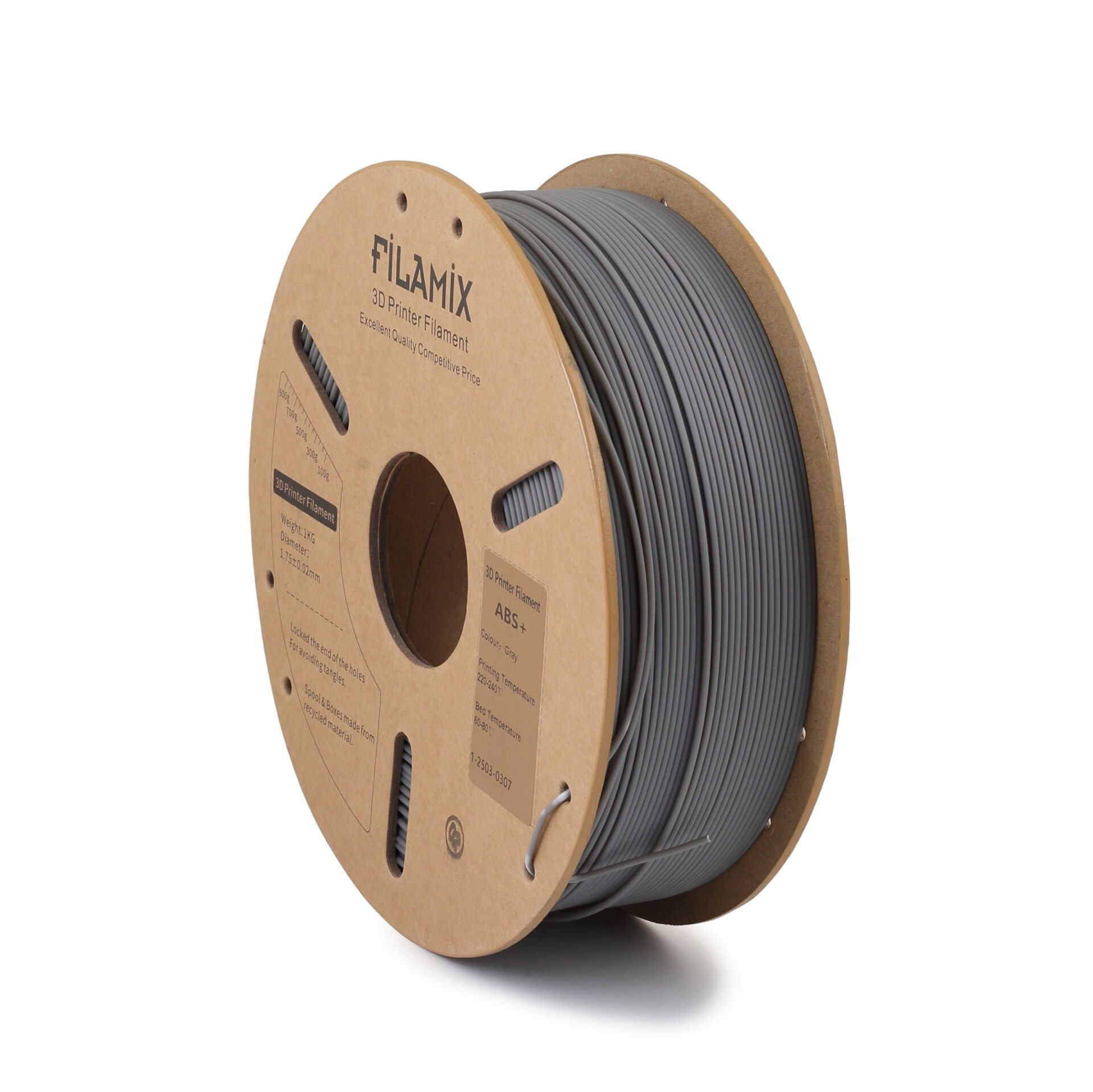 Filamix ABS+ (ABS Plus)  Filament Gri
