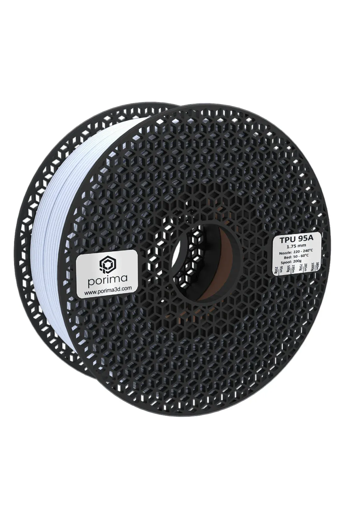 Porima TPU 95A Esnek Filament Beyaz