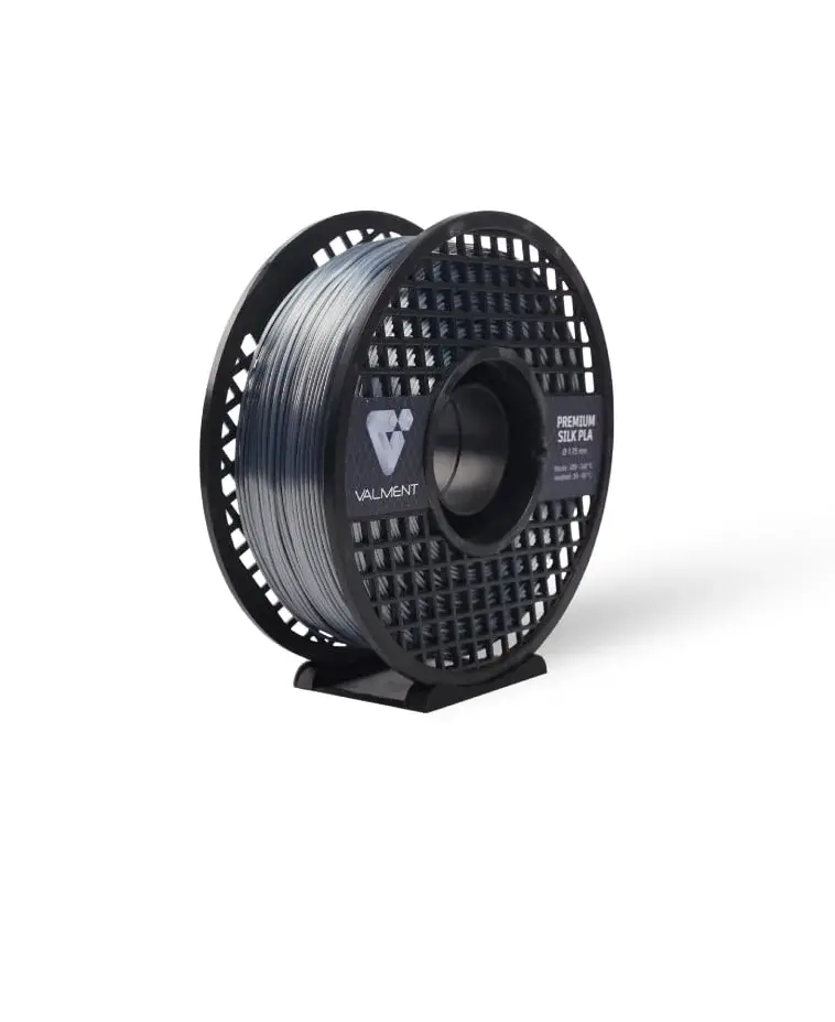 Valment Premium Silk PLA Filament Koyu Gümüş