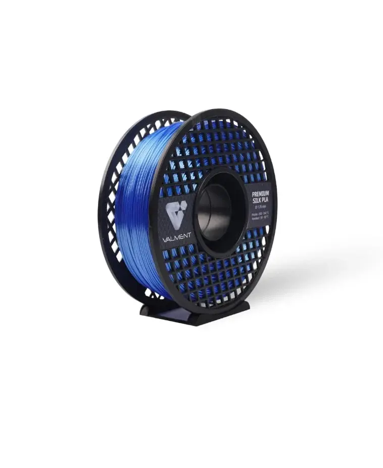 Valment Premium Silk PLA Filament Safir Mavisi