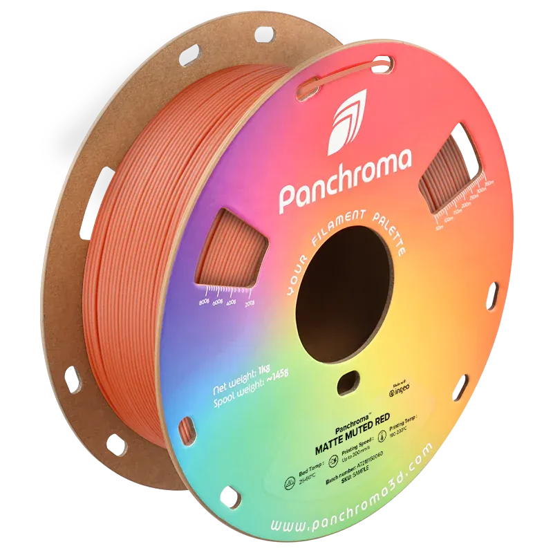 Panchroma Matte PLA Muted Red - Yumuşak Kırmızı