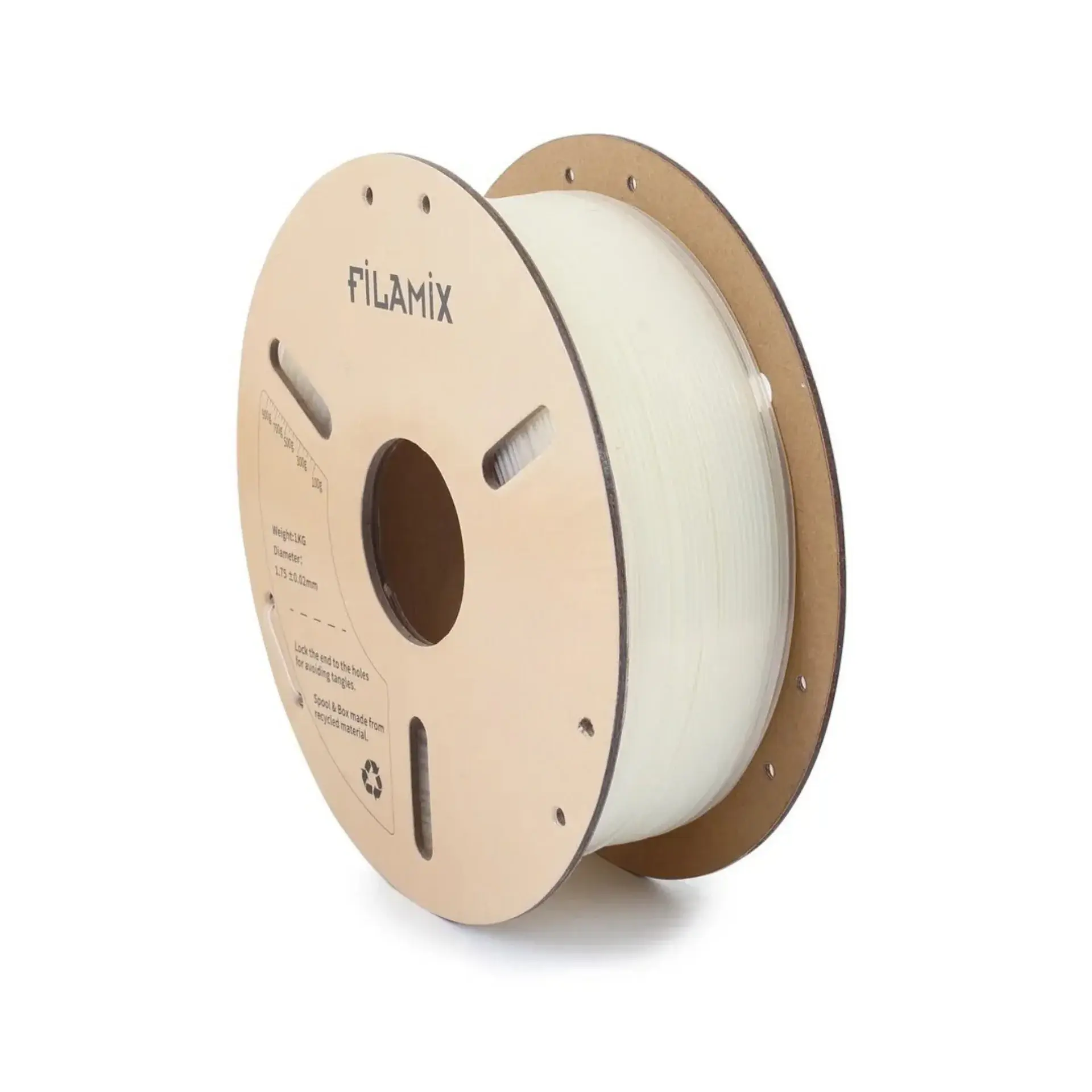 Filamix PLA Plus (PLA+) Filament 1.75 mm 1 Kg - Transparan