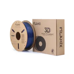 Filamix Mystic Silk Üç Renkli PLA Filament 1.75 mm 1 Kg Mavi-Mor-Siyah