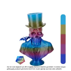 Apex Rainbow PLA+ Filament Kozmik Nebula