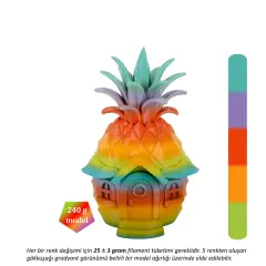 Apex Rainbow PLA+ Filament Tropik Işıltı
