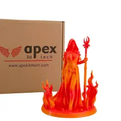 Apex Gradyant Renk Geçişli PLA+ Filament Alev Topu