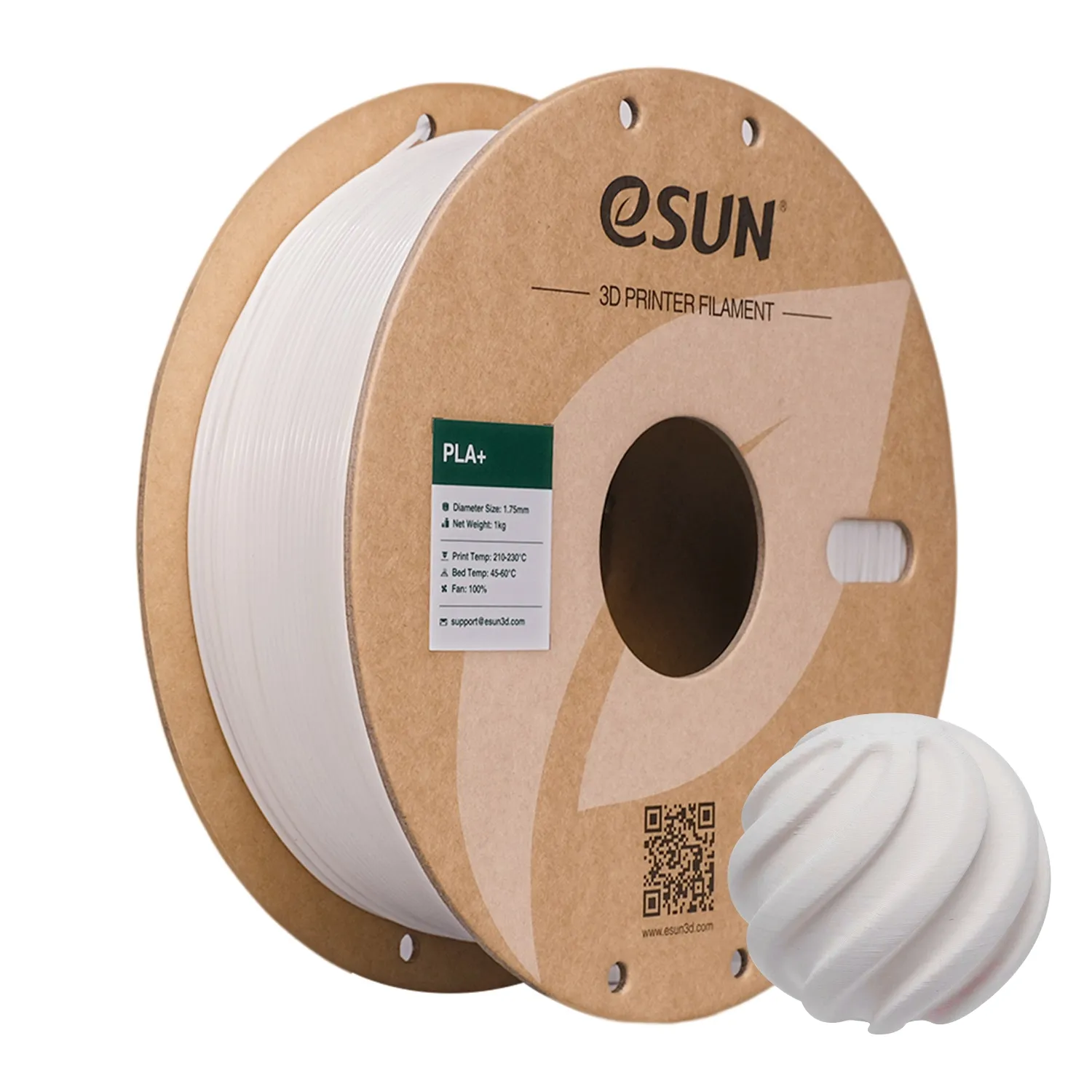 eSUN PLA+ (PLA Plus) Filament Beyaz