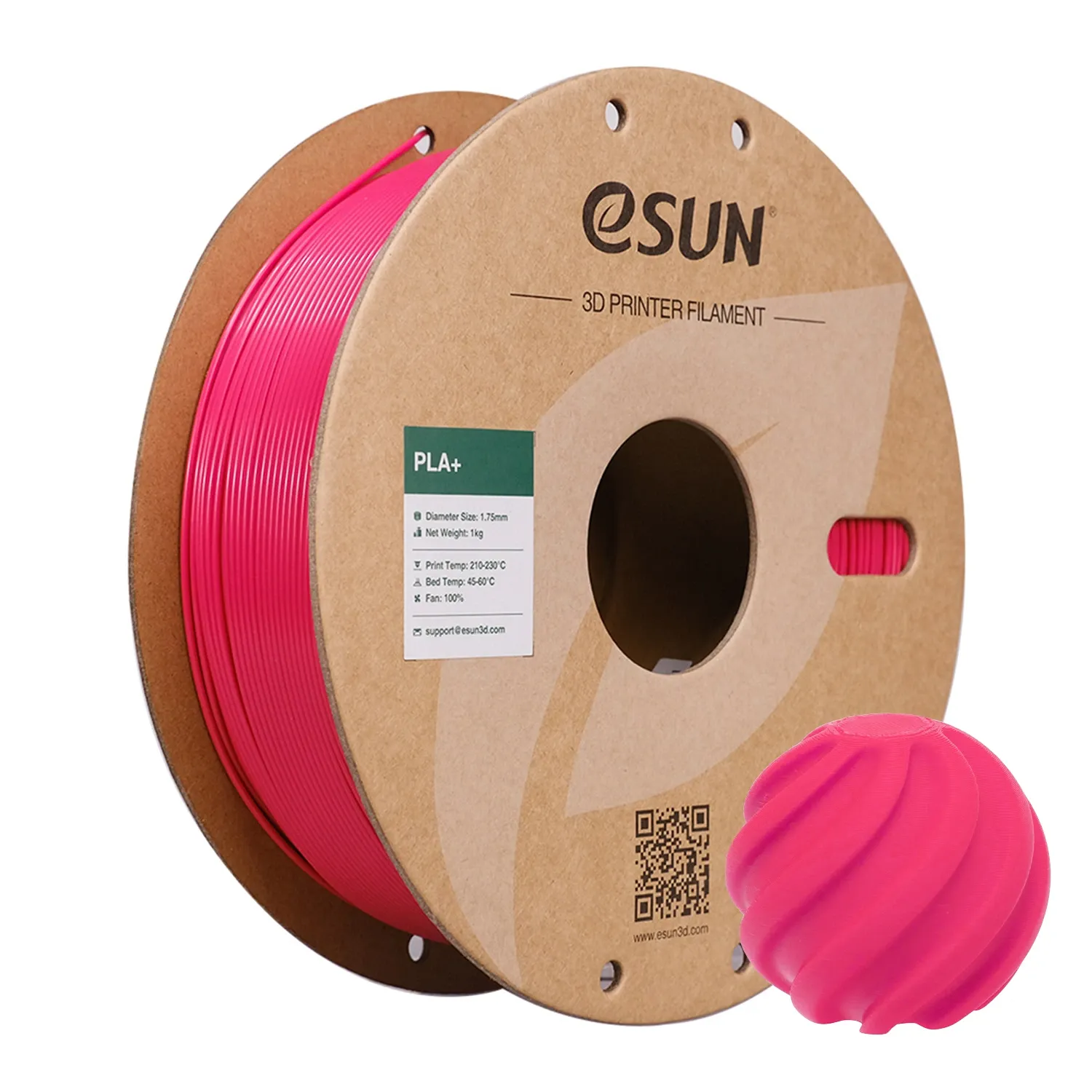 eSUN PLA+ (PLA Plus) Filament Magenta