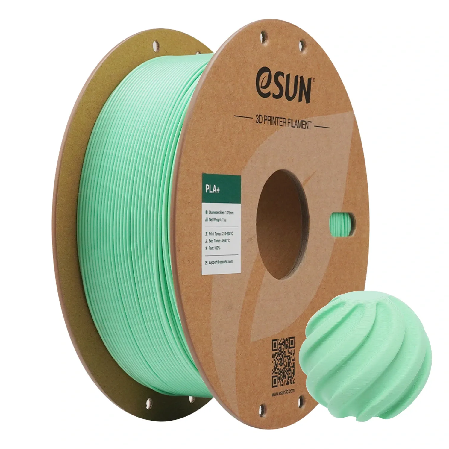 eSUN PLA+ (PLA Plus) Filament Mint Yeşili