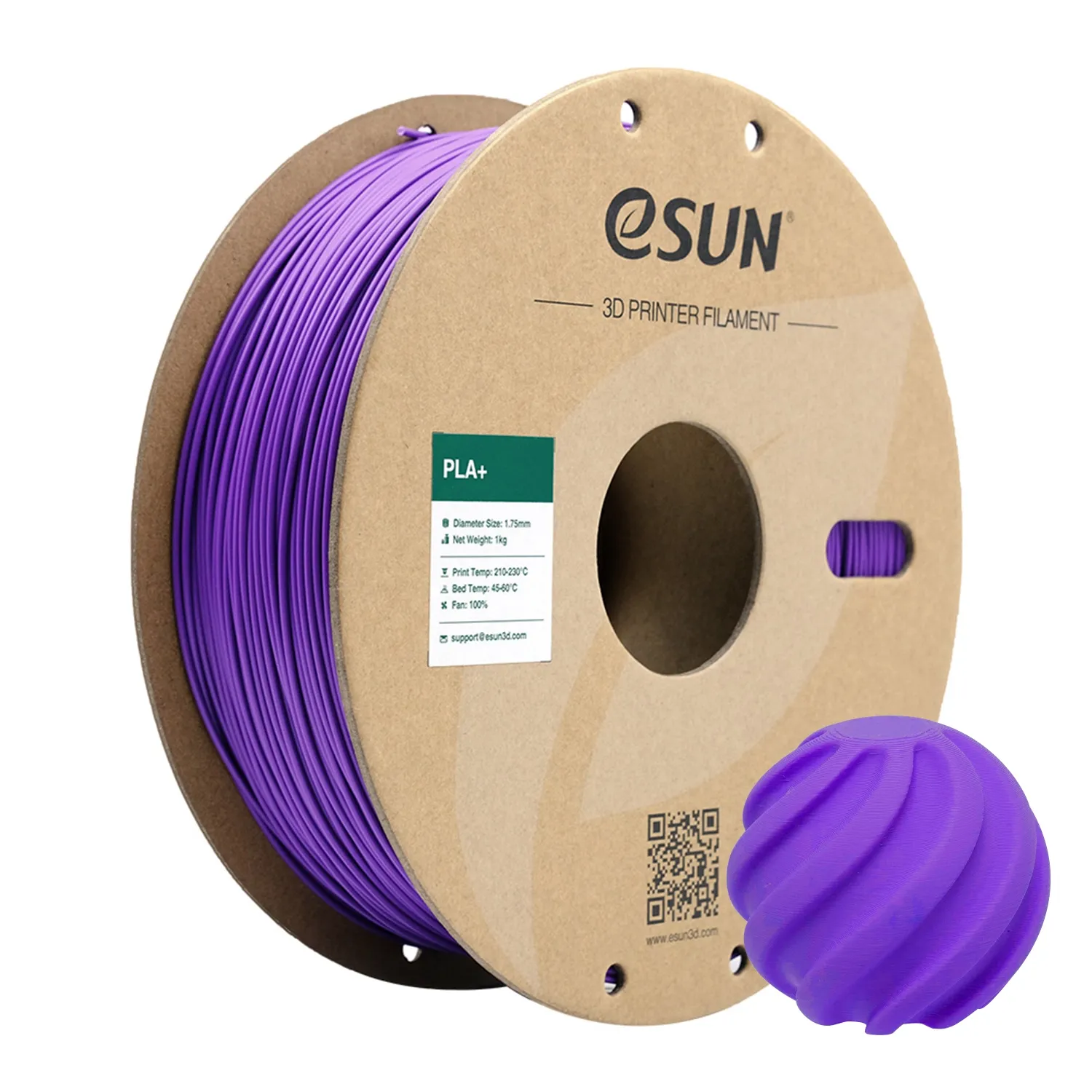 eSUN PLA+ (PLA Plus) Filament Mor