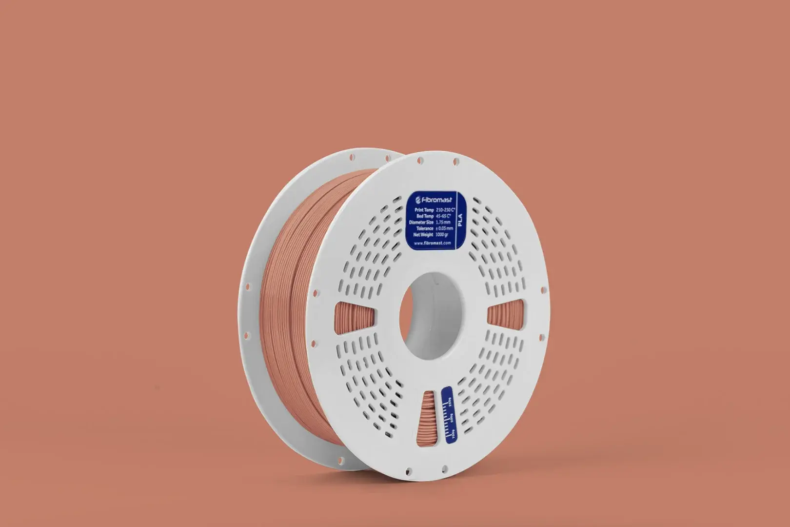 Fibromast PLA Filament Beige Red