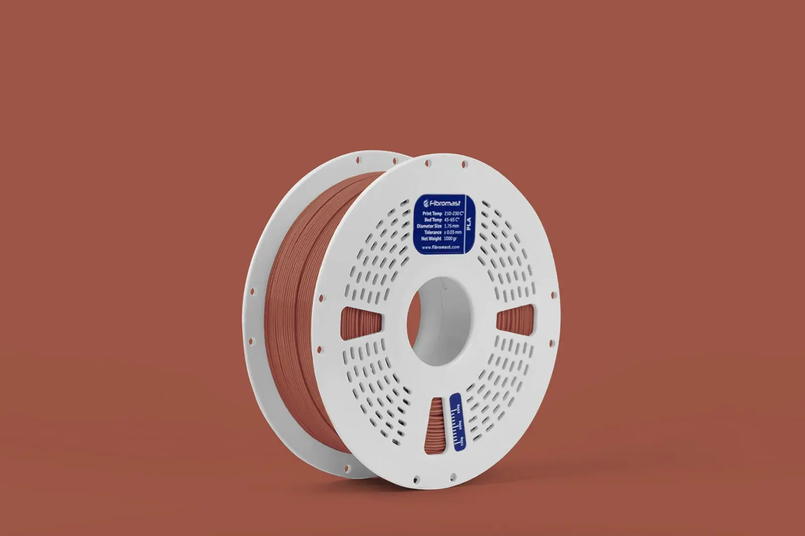 Fibromast PLA Filament Copper Brown