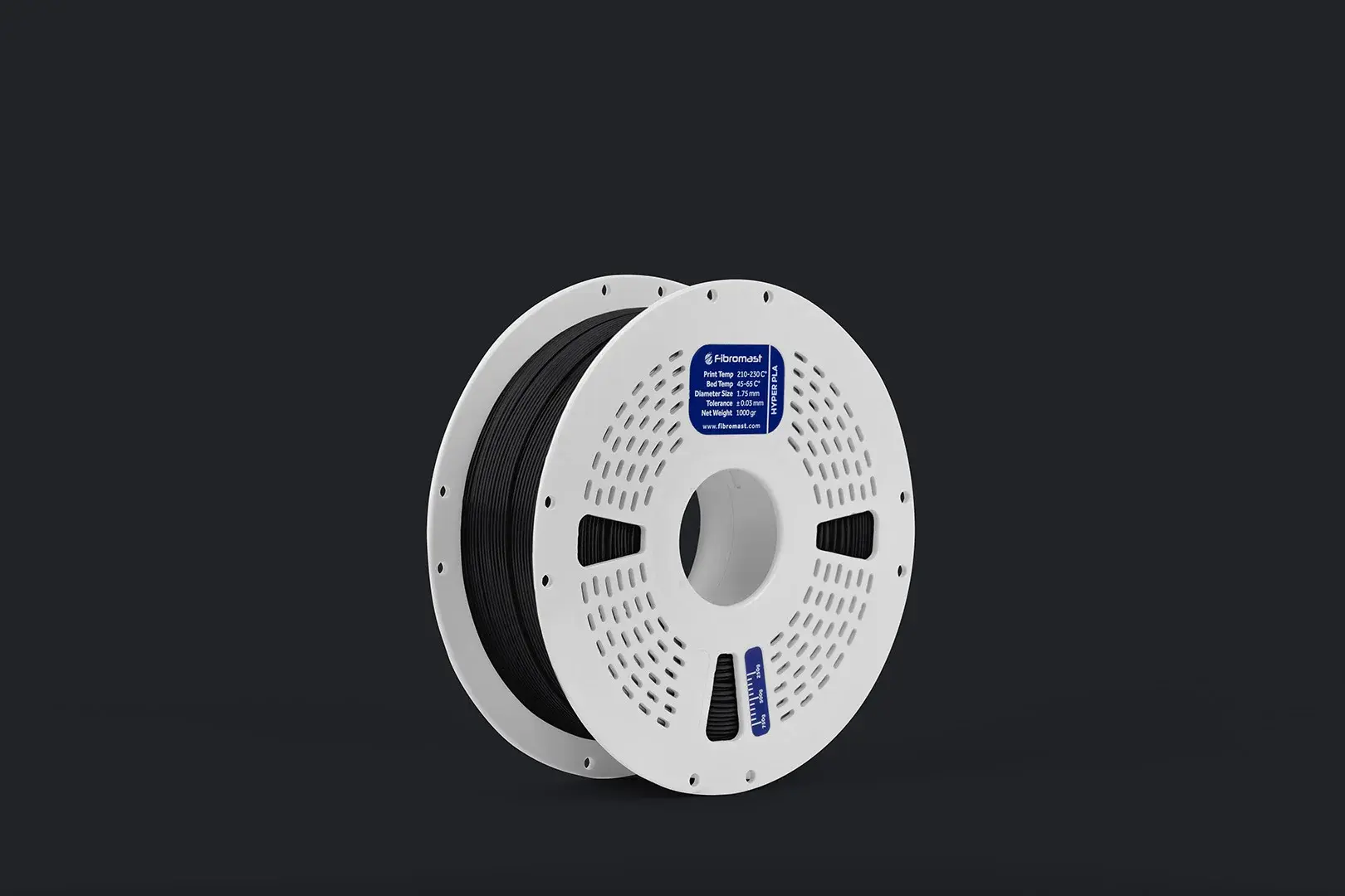 Fibromast Hyper PLA Filament Siyah