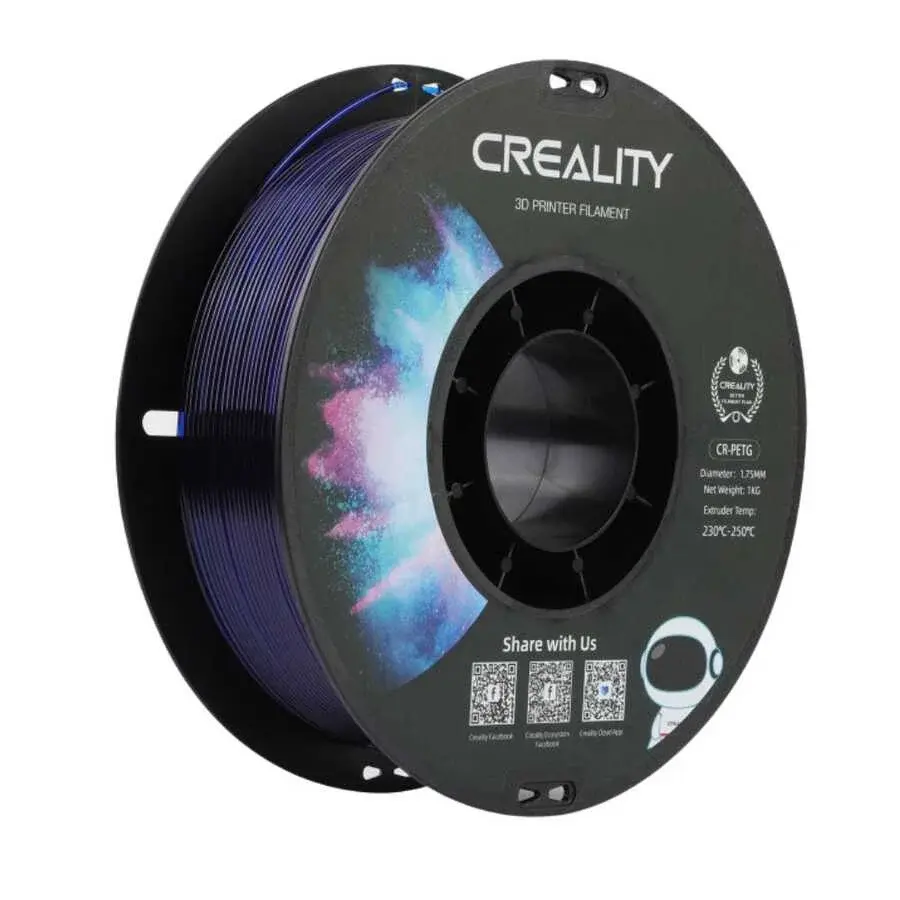 Creality CR-PETG Filament Transparan Mavi