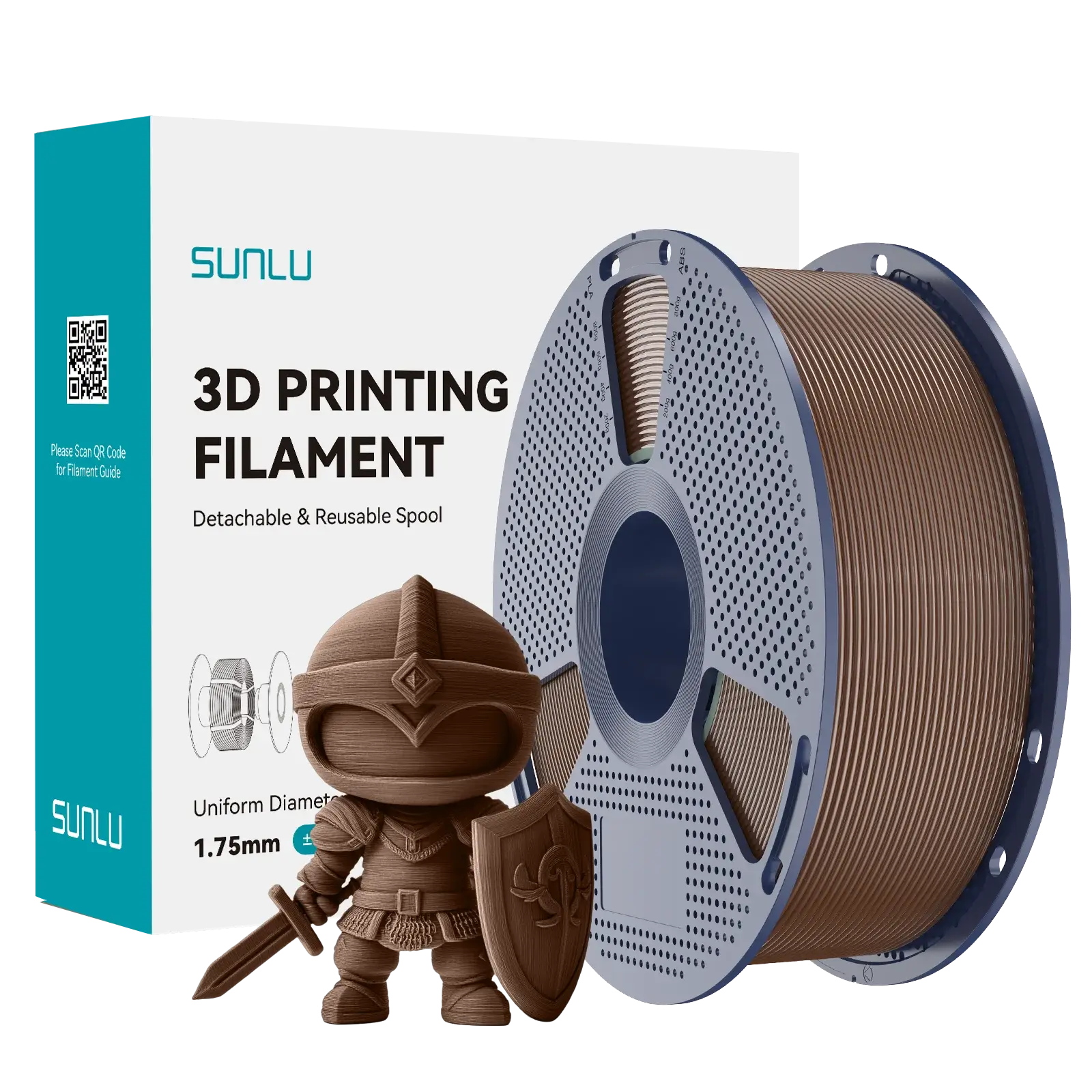 Sunlu PLA+ (PLA Plus) Filament Kahverengi (Coffee Brown)