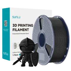 Sunlu PLA+ (PLA Plus) Filament Siyah (Black)