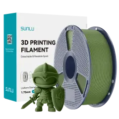 Sunlu PLA+ (PLA Plus) Filament Zeytin Yeşili (Olive Green)