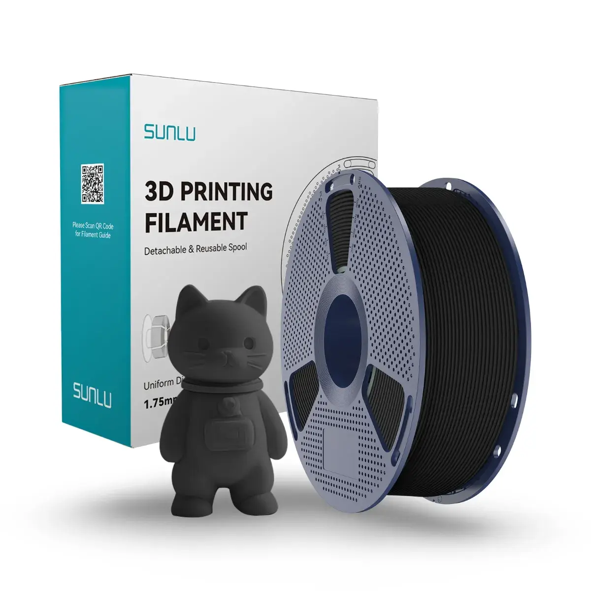 Sunlu PLA Classic Filament Siyah (Black)