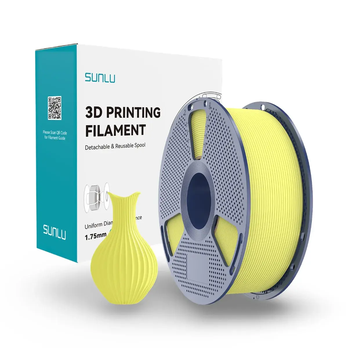 Sunlu PLA Classic Filament Limon Sarısı (Lemon Yellow)