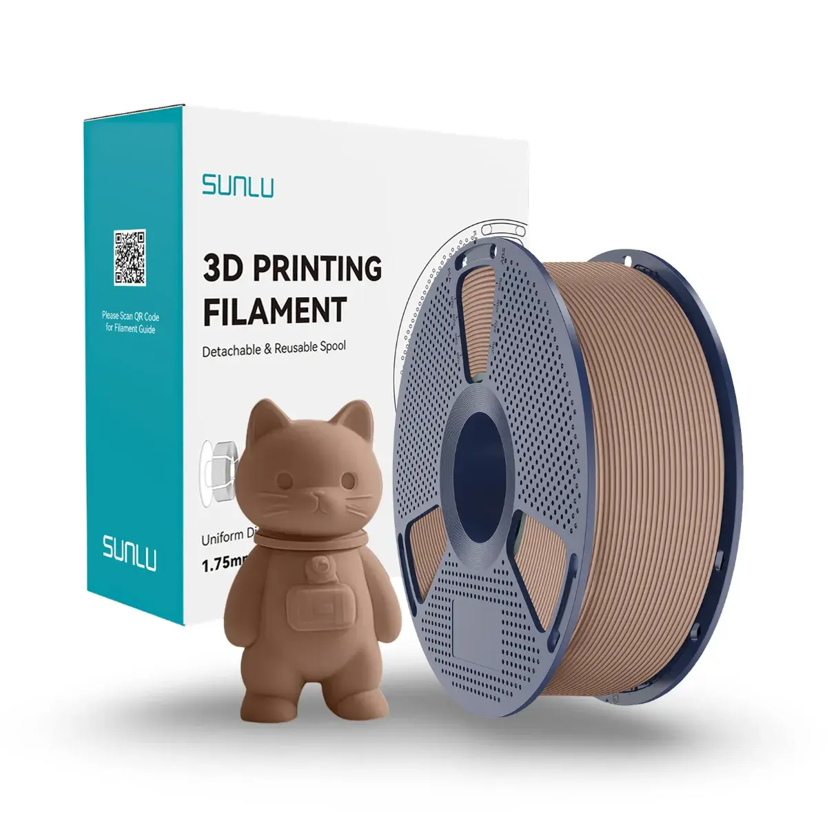 Sunlu PLA Classic Filament Çikolata (Chocolate)