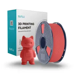 Sunlu Mat PLA Filament Kırmızı (Red)