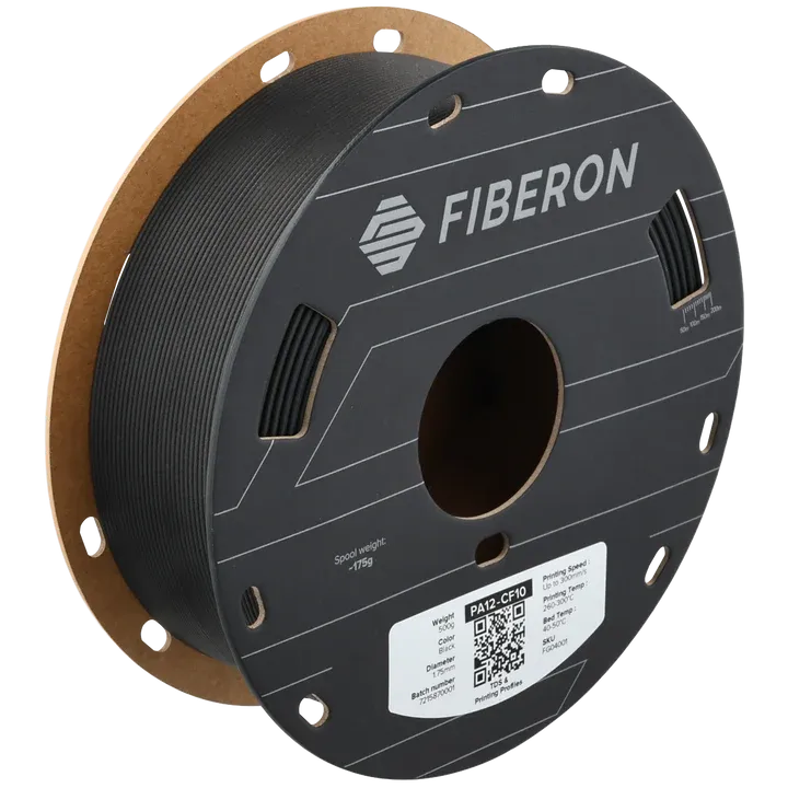Fiberon PA12-CF10 Black - 0.5 Kg
