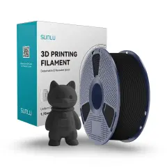 Sunlu Mat PLA Filament Siyah (Black)