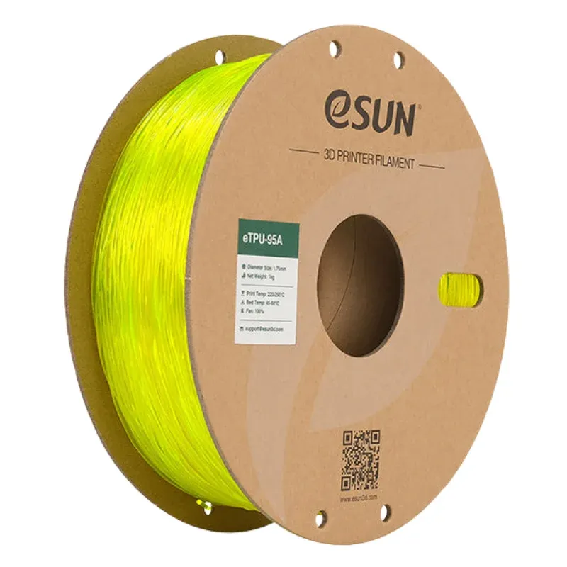 eSUN TPU-95A Filament Transparan Sarı