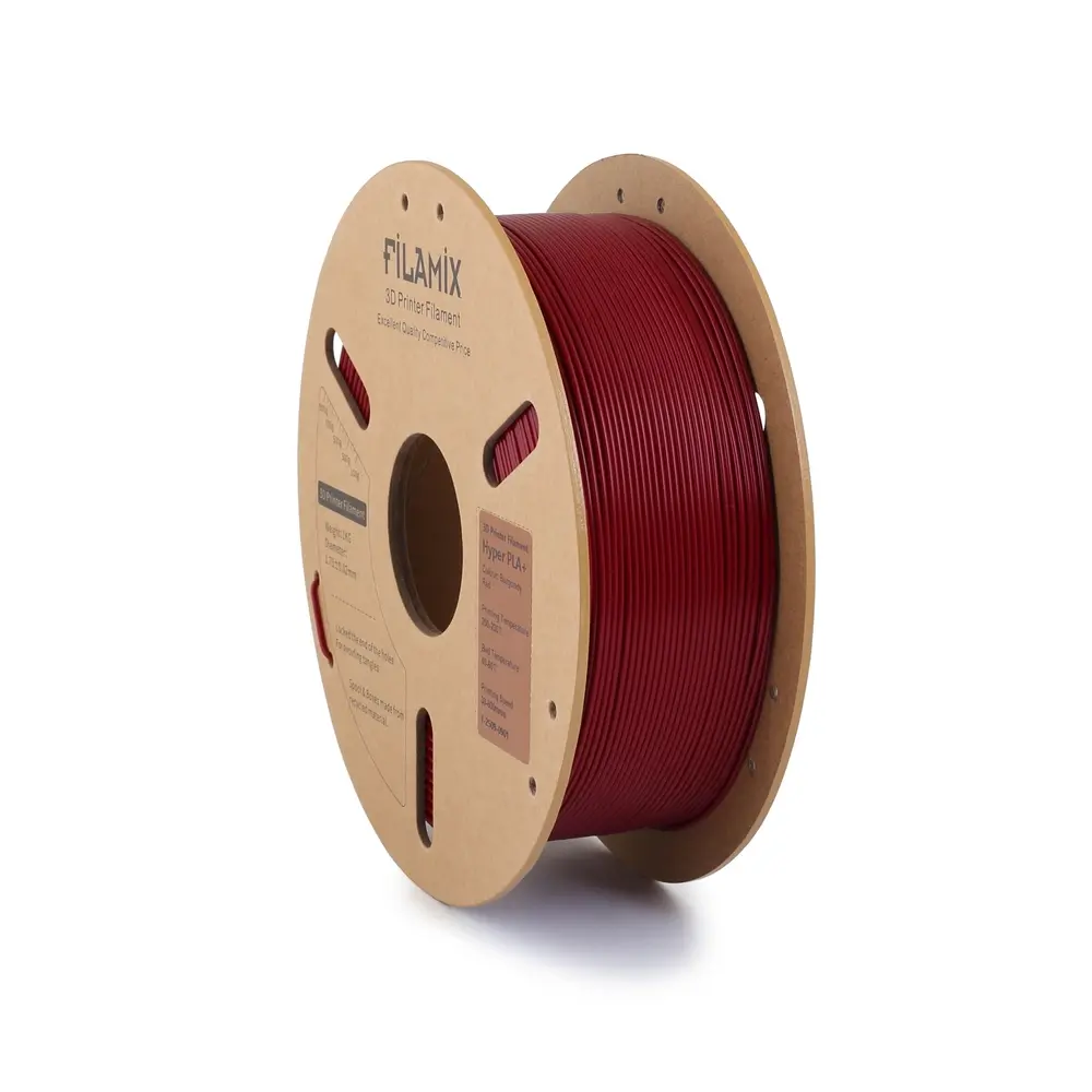 Filamix Hyper PLA+ Filament 1.75 mm 1 Kg - Bordo