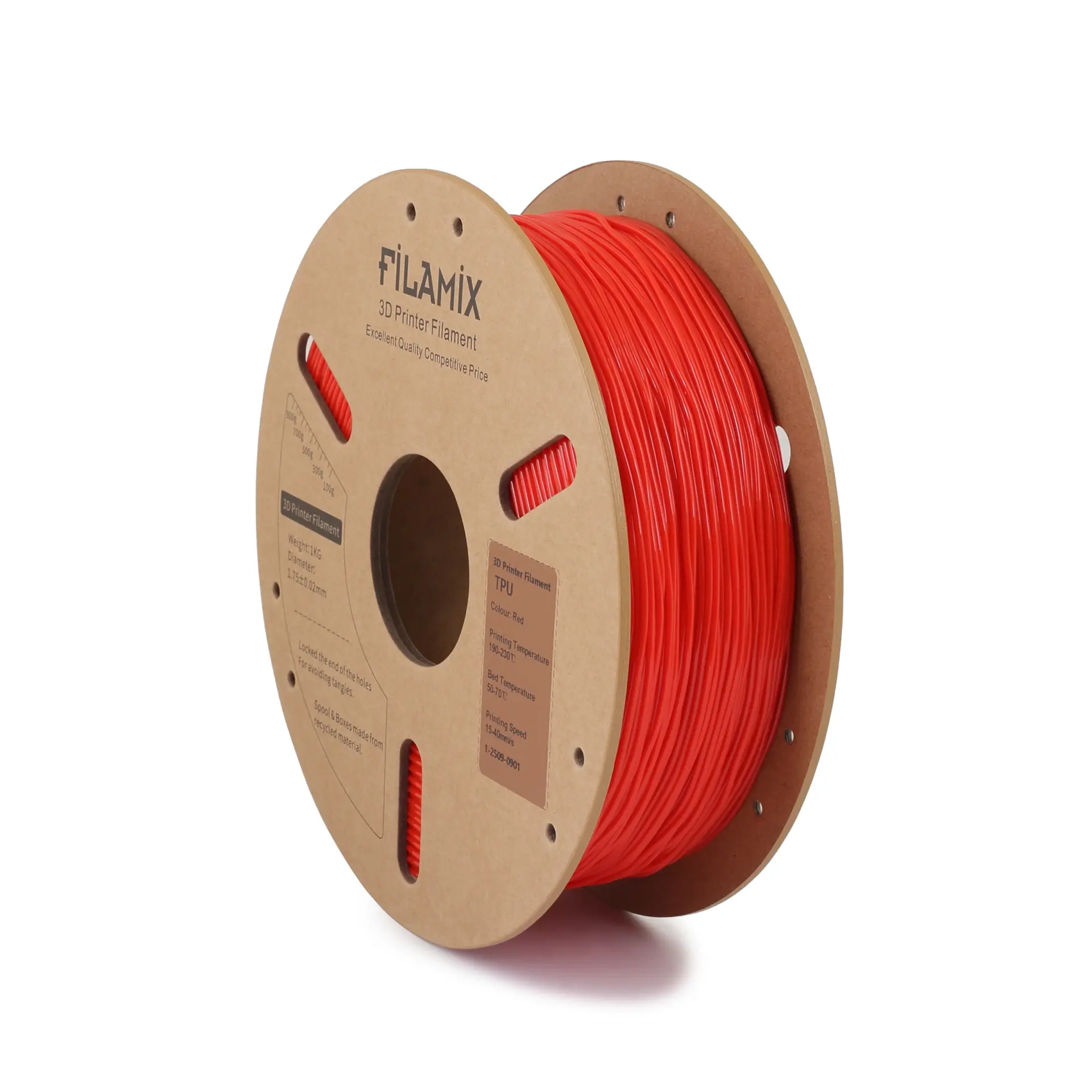 Filamix TPU Filament Shore 95A Kırmızı