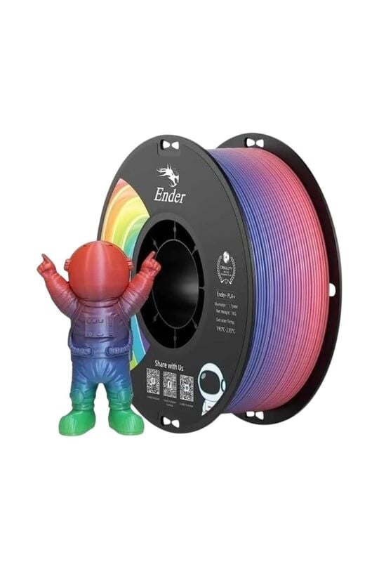 Creality Ender PLA Plus (PLA+) Filament Rainbow