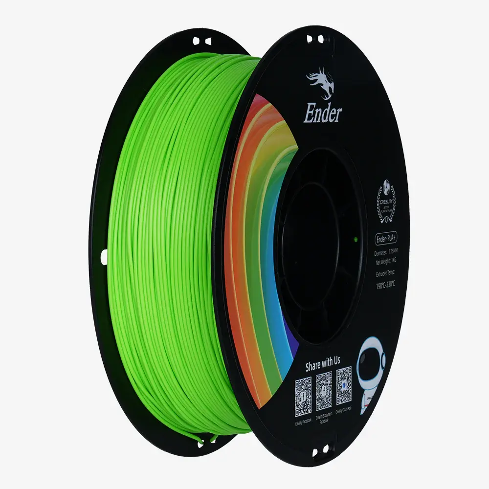 Creality Ender PLA Plus (PLA+) Filament Elma Yeşili