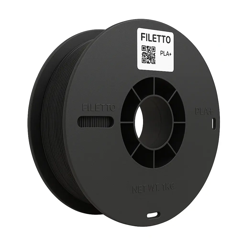 Filetto PLA Plus (PLA+) Filament Siyah