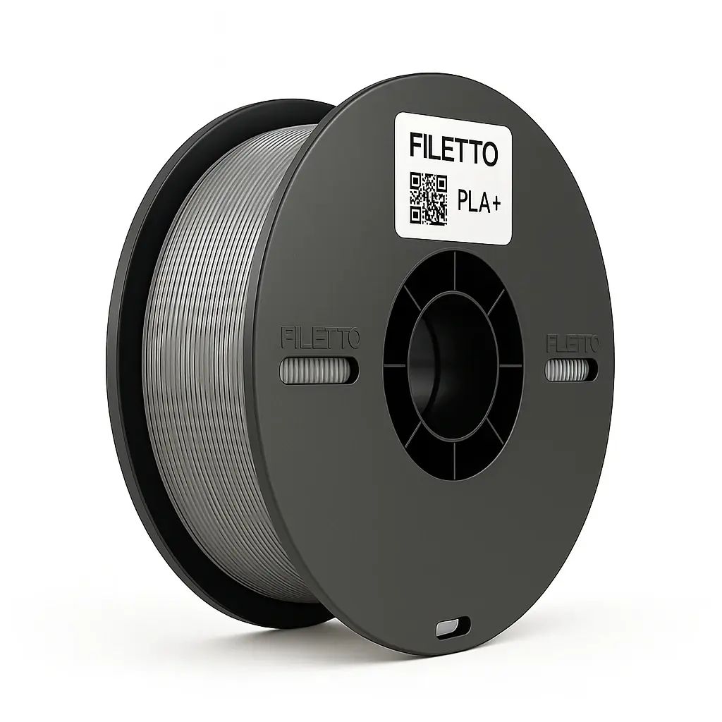 Filetto PLA Plus (PLA+) Filament Gümüş